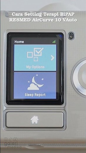 Setting Resmed BiPAP AirCurve 10 VAuto