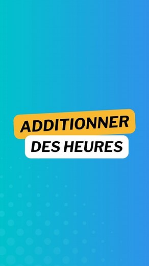 60K views · 1.3K reactions | Découvre comment additionner des heures SANS ERREUR  Alors, pratique non ? Abonne toi pour plus d’astuces  PS : Tu veux booster ta productivité sur Excel ? ➡️ Télécharge mon eBook en bio | Dimby Rakotomalala | Facebook