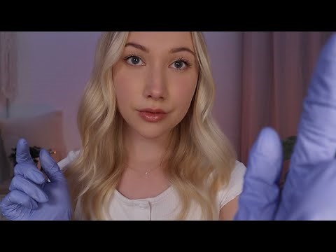 ASMR Face Massage | Relieving Facial Pressure, Glove Sounds & Close Hand Movements ✨