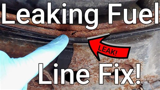 How to repair leaking fuel lines