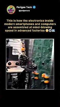 These Machines Build Electronics Faster Than Human Eyes Can Follow 😳⚙️