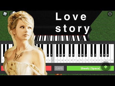 Love story [Taylor Swift] — Roblox piano cover