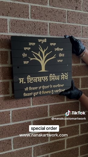 Nanak custom artwork on TikTok