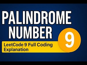 LeetCode 9: Palindrome Number | Fast Coding Demo ⚡#leetcode #shorts #coding #dsa #programming #viral