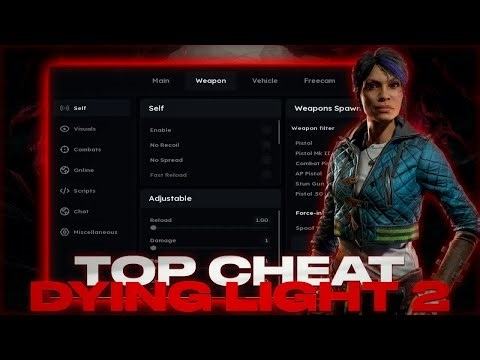 Best TOP Cheat - For Dying Light 2 | Updated Trainer For DL2 | Many Functions | FREE Download Best!