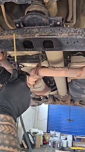 removing rust from car frame clean restore #auto #repair
