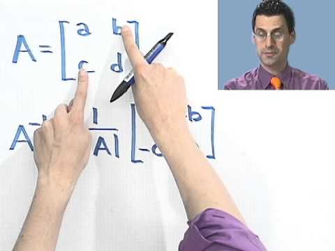 Finding the Inverse of a 2 x 2 Matrix