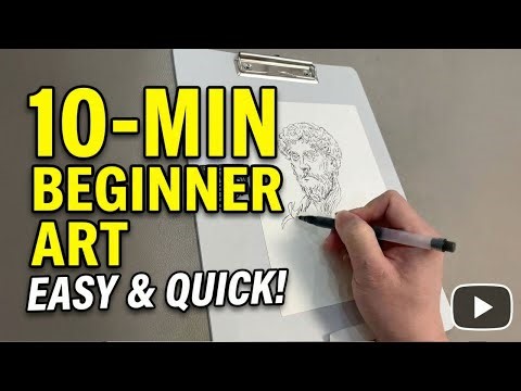 Even beginners can draw like this in 10 minutes