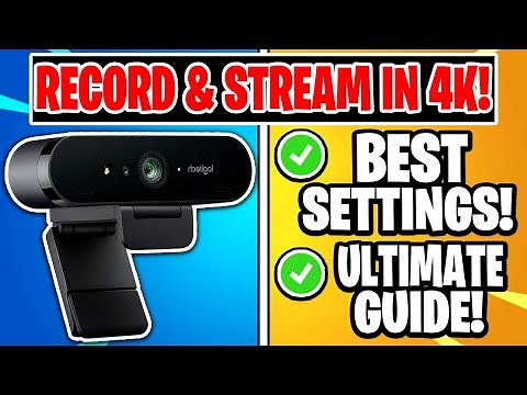 Logitech BRIO: How to Record & Live Stream in 4K (OBS Studio Tutorial & Setup Guide)