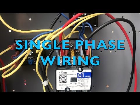 SINGLE PHASE COMPRESSOR WIRING