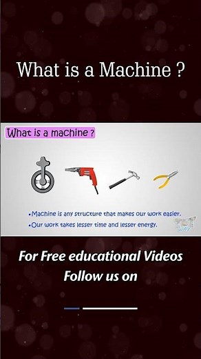 What is a Machine? | Simple Machines | Science