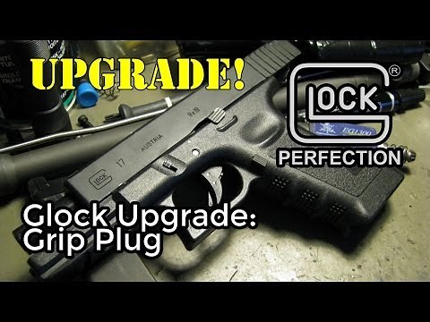 Installing a Glock Grip Plug