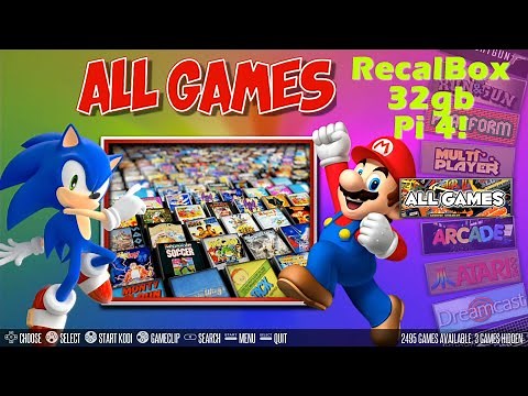 Retro Gaming At Its Finest - RecalBox Pi 4 32GB - WOW