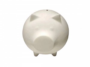 Giant Piggy Bank, Large Piggy Bank, Giant Pig, Piggy Bank, Pig Piggy Bank With Hole, Extra Large Piggy Bank, White Bisque Piggy Bank - Etsy