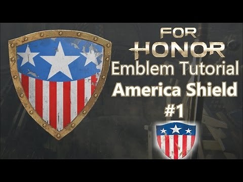 For Honor - America Shield #1 Emblem Tutorial