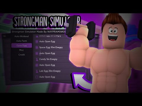 ROBLOX Strongman Simulator SCRIPT AUTOFARM!! (Pastebin 2021)