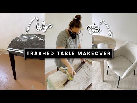Incredible & EASY KITCHEN TABLE Makeover