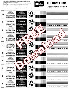 FREE Screen Print Exposure Calculator