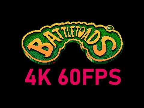 Battletoads NES in 4K 60FPS - Full Walkthrough | No Commentary | No Death
