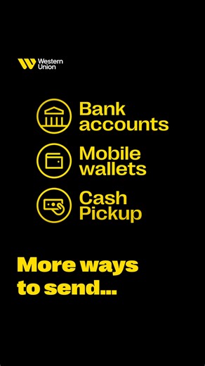 Money quickly sent. Tranfer to bank accounts, mobile wallets or for cash pickup | Western Union