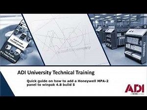 How to add an MPA2C1 MPA1002E-MPS Controller Honeywell Panel to Winpak