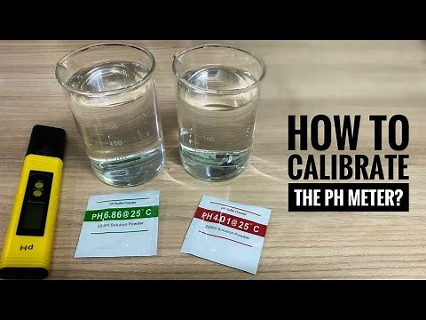 How to calibrate pH meter