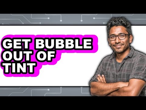 How to Get Bubble Out of Tint (Only Way)