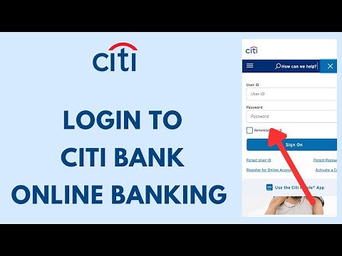 Citi Bank Login - How to Sign in to CitiBank Online Banking Account (2023)