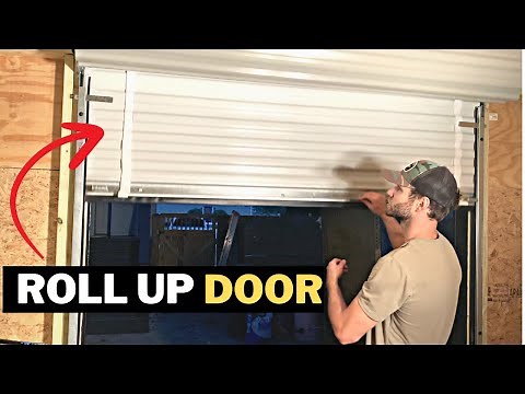 How to Install a Roll Up Door on a Shed