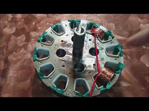 DC ceiling fan winding. How DC brushless DC fan works. How DC bldc motor. DC fan winding part 2