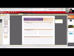 Typing into a PDF