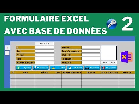 Excel form with database | Create a custom Excel entry form