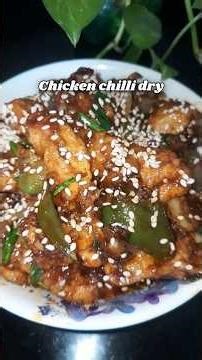 Chicken chilli dry #chickenchili #chickenchillidry