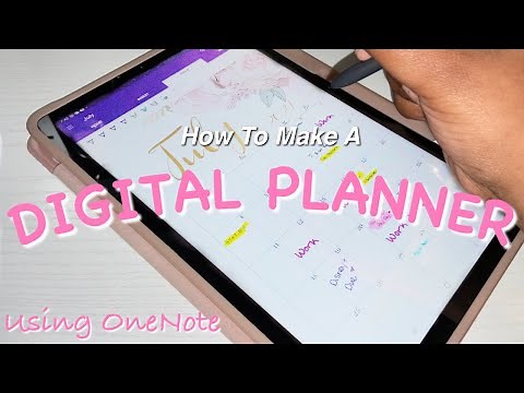 PLAN WITH ME | EASIEST Way To Make A Digital Planner | OneNote