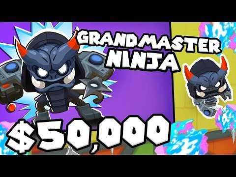Bloons TD 6 - Grand Master Ninja - Tier 5 Ninja Tower | JeromeASF