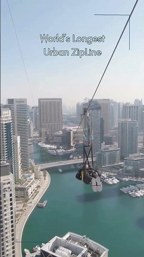 X LINE - Dubai Marina | The Longest Urban Zipline in the World
