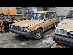 85 Toyota Tercel Wagon gets new shocks and struts.