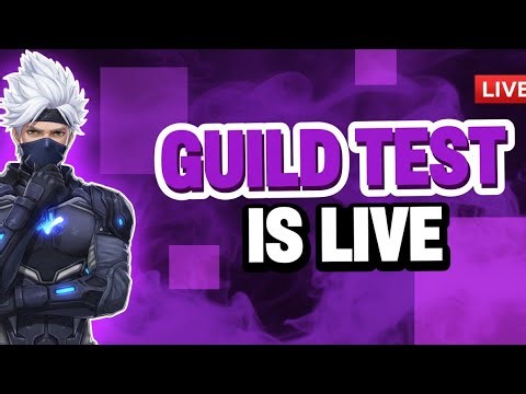free fire live ! GUILD TEST ! 🤯💀 #shorts #live #freefire