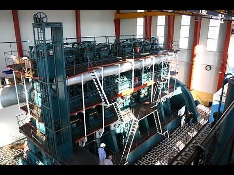 The world’s largest diesel engine - double acting two stroke engine