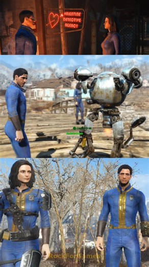 Fallout 4 - Nate talking with Nora and Codsworth #fallout4 #fallout