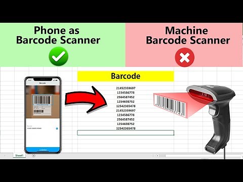 📱💥 Use Your Phone as a FREE Barcode Scanner for Excel!