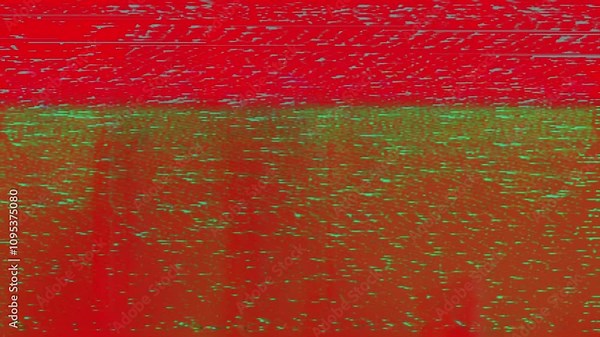 Digital VHS background with vibrant colors, film clutter, textured noise and analog-inspired glitches, 4K, retro overlays and video effects motion design