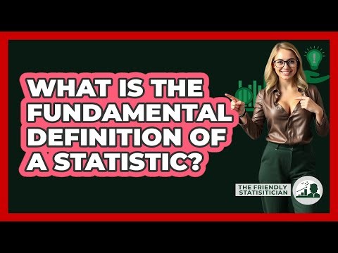 What Is The Fundamental Definition Of A Statistic?