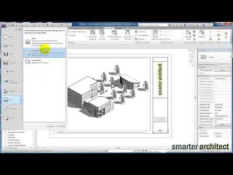 Autodesk Revit Tutorial: Revit To PDF