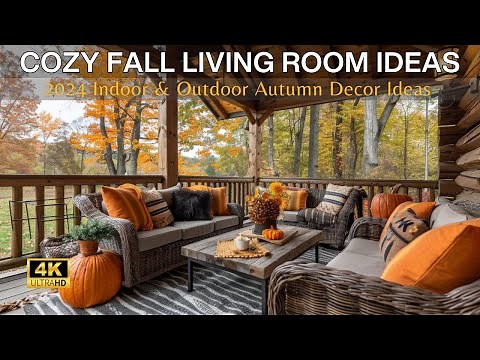 10 DIY Modern Rustic Fall Living Room Ideas: Budget-Friendly Indoor & Outdoor Autumn Decor for 2024