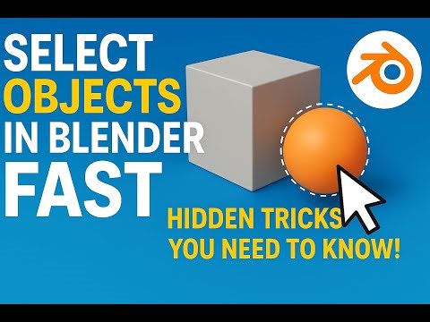 The Easiest Way to Select Objects in Blender and Speed Up Workflow!