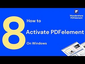 How to Activate PDFelement on Windows | PDFelement 8