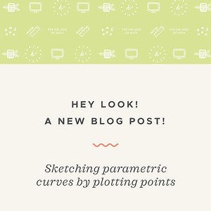 Sketching parametric curves by plotting points — Krista King Math | Online math help