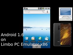 Android 1.6 on Limbo PC Emulator x86