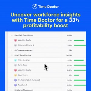 Drive business growth with a profitable team, supported by Time Doctor's workforce analytics software. Book a free demo. | Time Doctor
